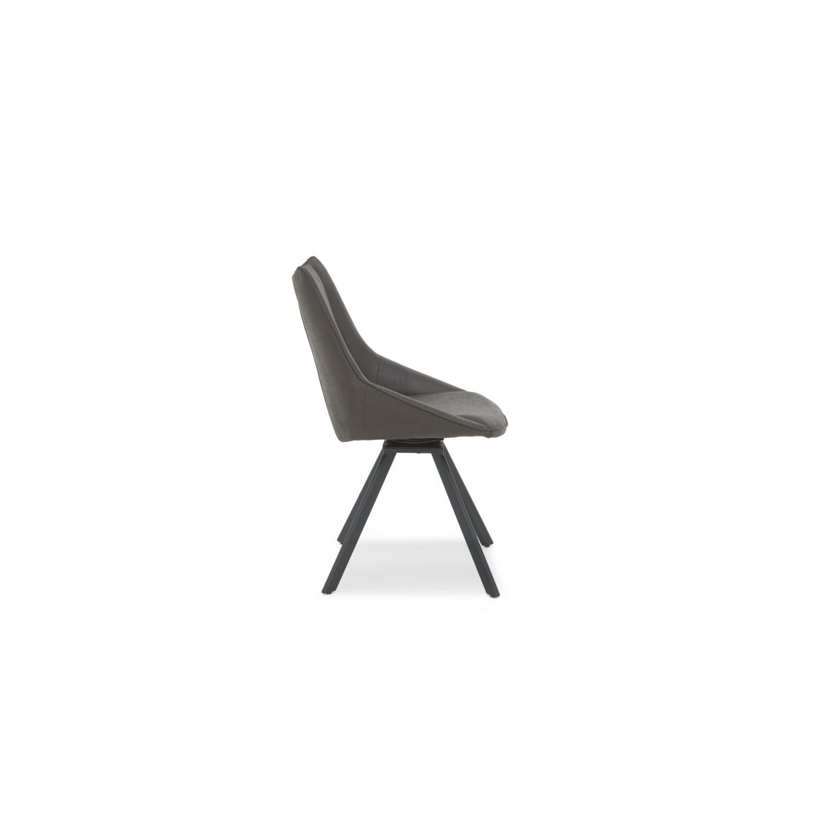 Lucio Faux Leather Swivel Dining Chair – image 5