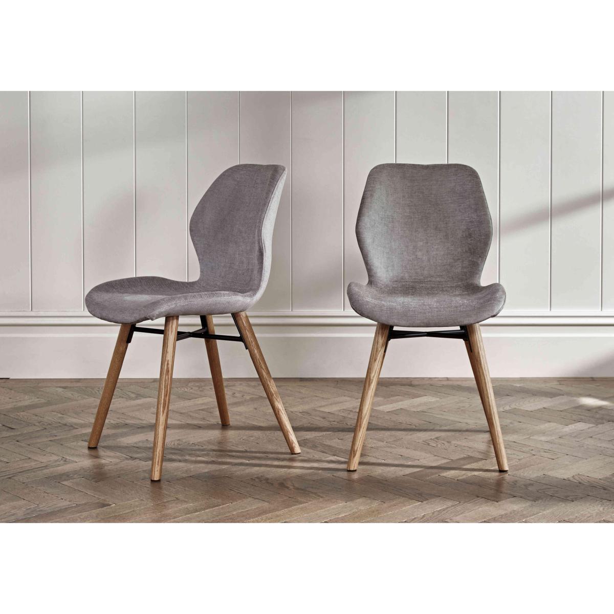 Stockholm Set of 6 Upholstered Dining Chairs – image 2