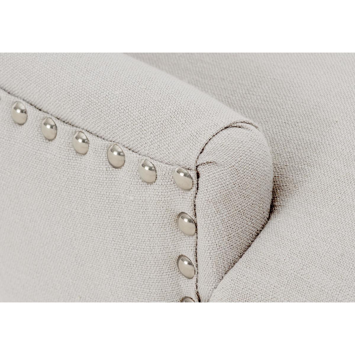 Padstow Pair of Almond Button Back Chairs - Grey – image 7