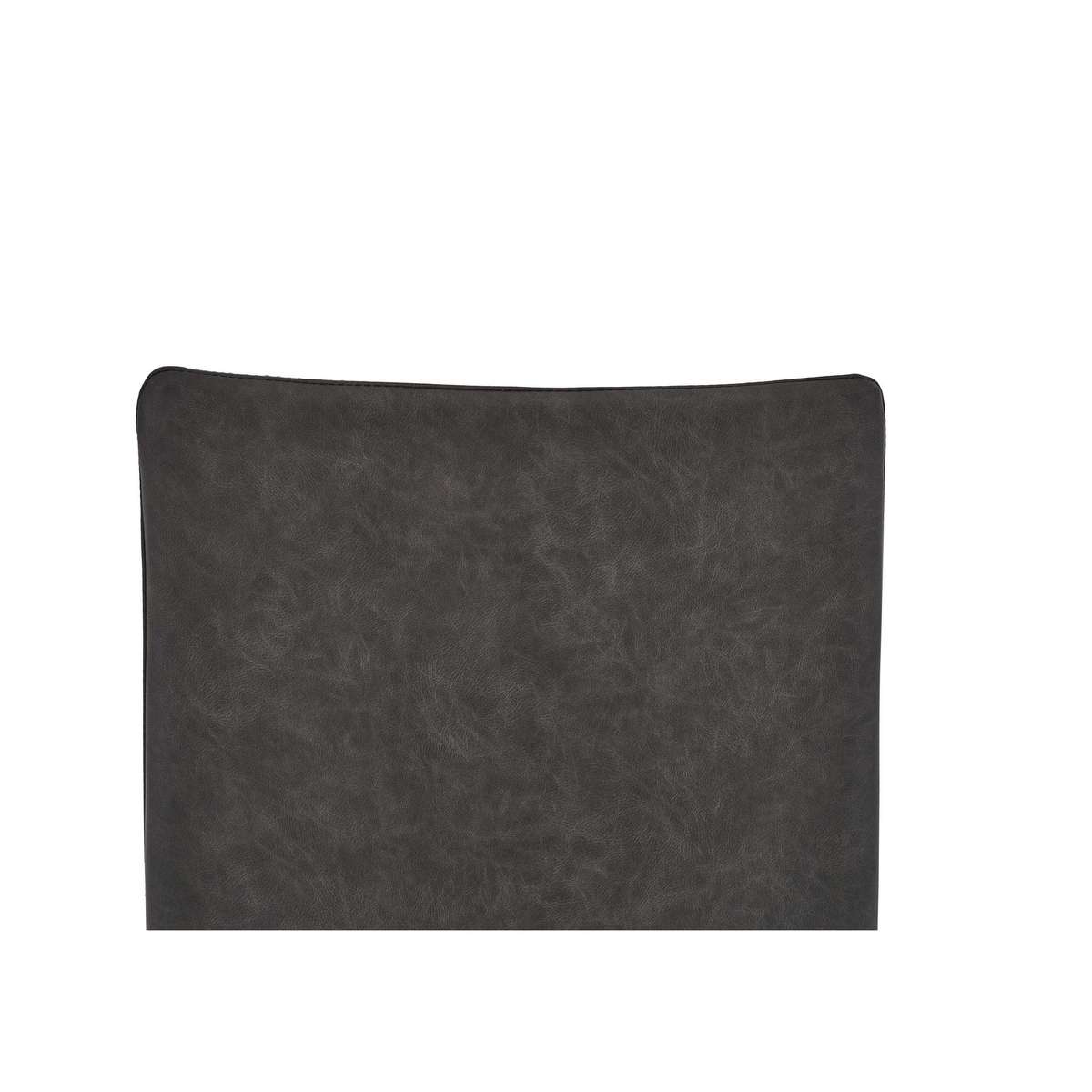 Flow Pair of Grey Faux Leather Chairs – image 5