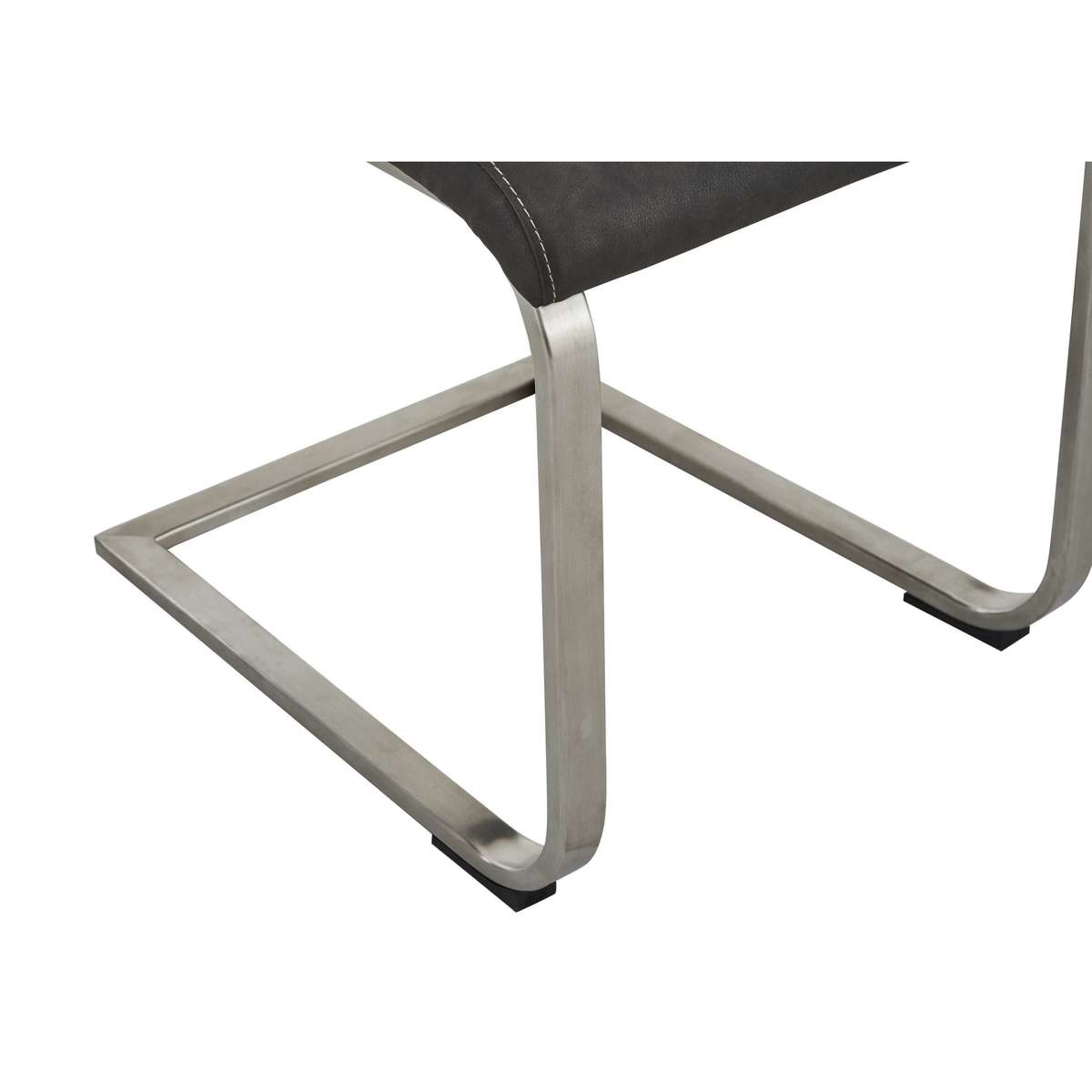 Flow Pair of Grey Faux Leather Chairs – image 7