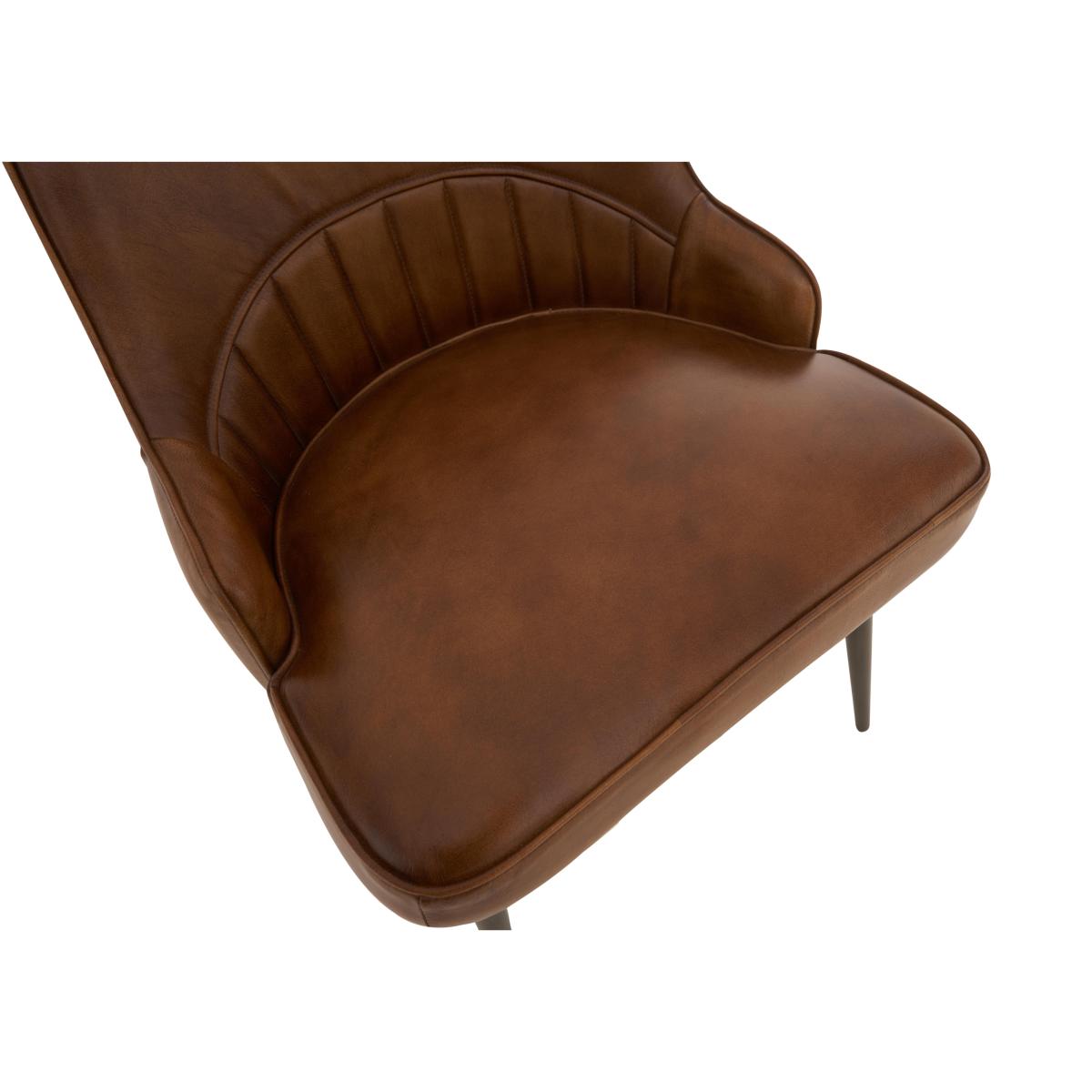 Val Leather Dining Chair - Dark Grey – image 3