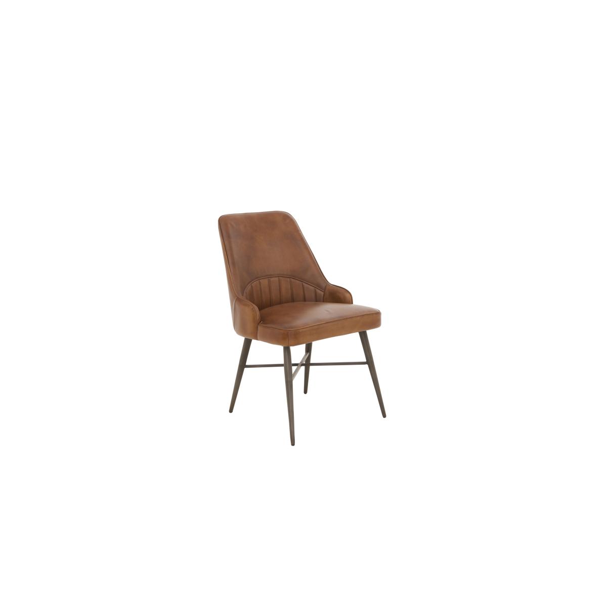 Val Leather Dining Chair - Dark Grey – image 6