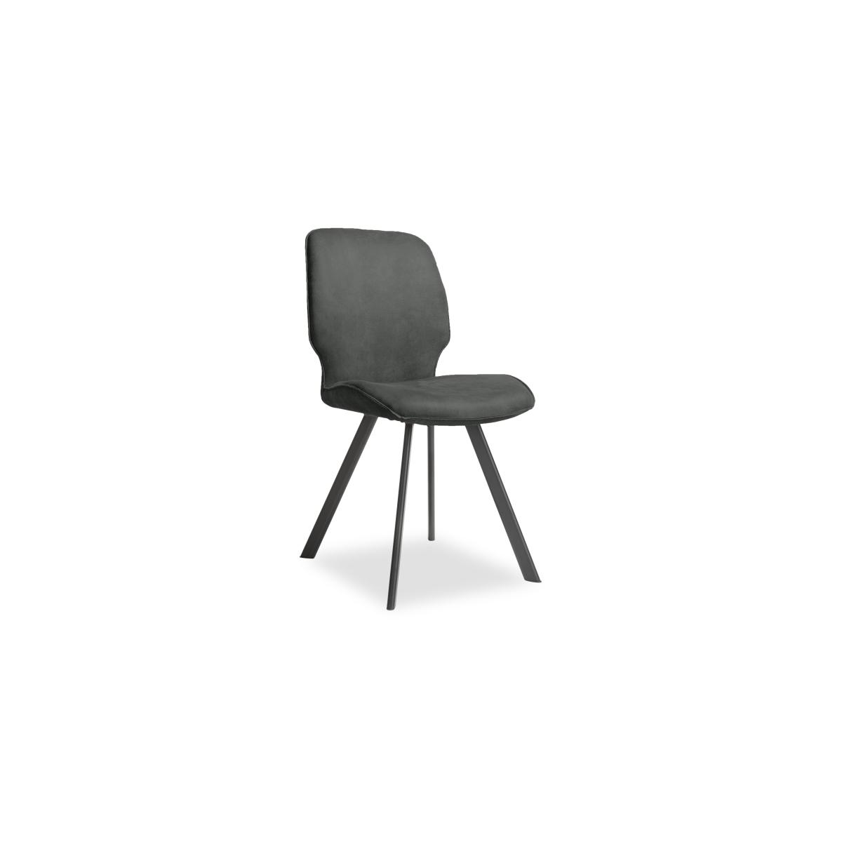 Habufa - Montreal Semmi Set of 4 Dining Chairs - Off Black – image 3