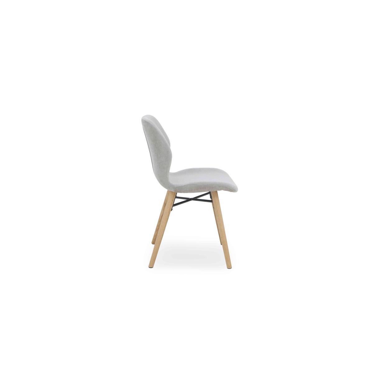 Stockholm Pair of Upholstered Dining Chairs – image 4