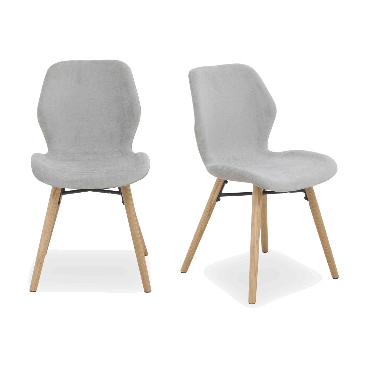 Stockholm Pair of Upholstered Dining Chairs – image 1