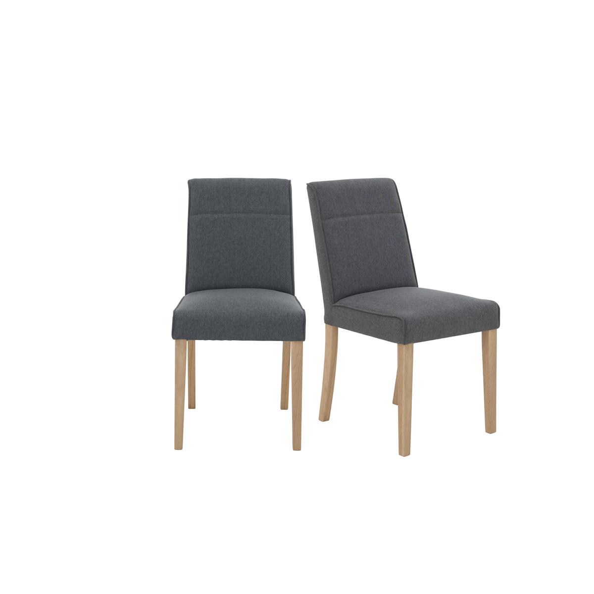 Hammersmith Pair of Dining Chairs - Grey – image 2