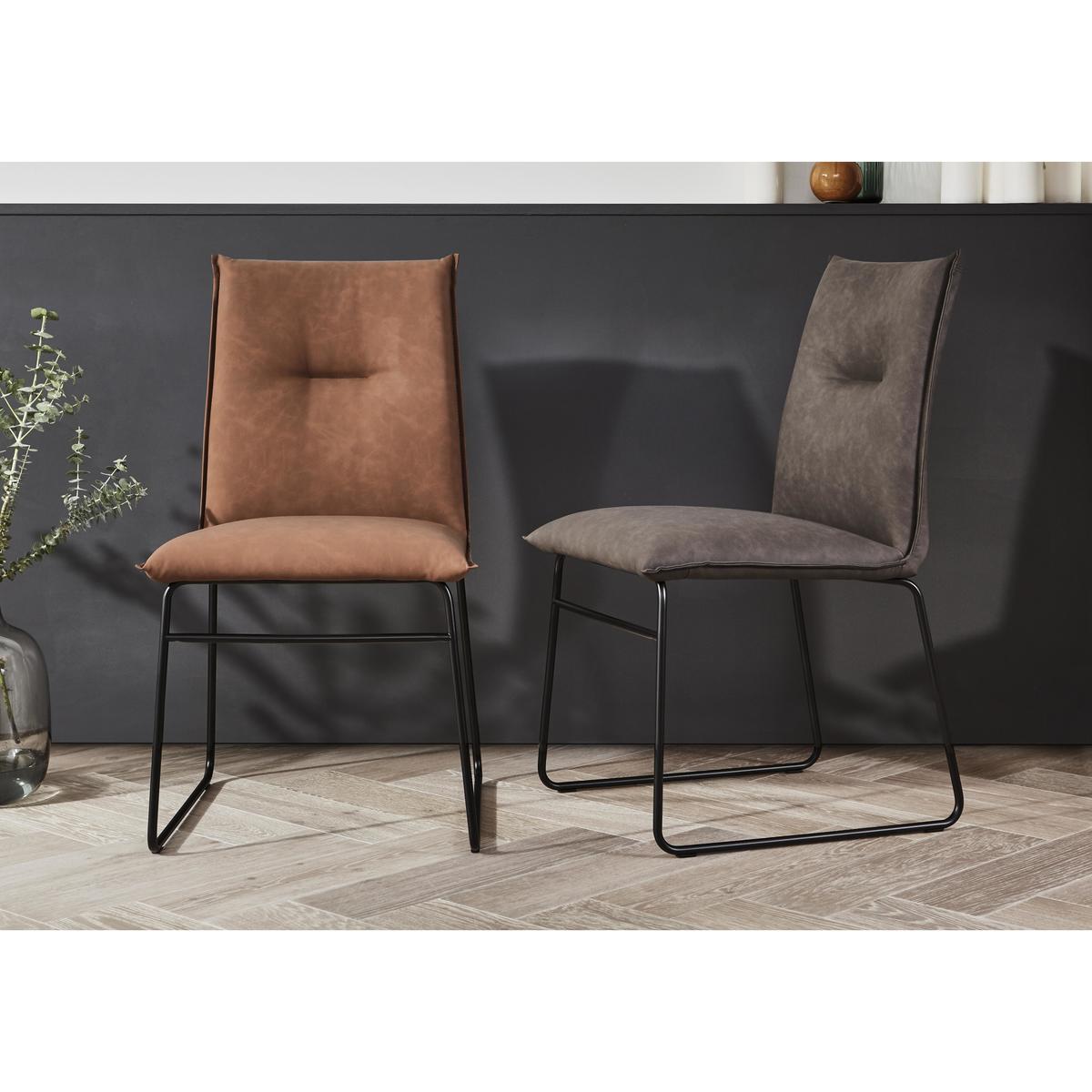 Calligaris - Gate Maya Ski Leg Faux Leather Dining Chair – image 2