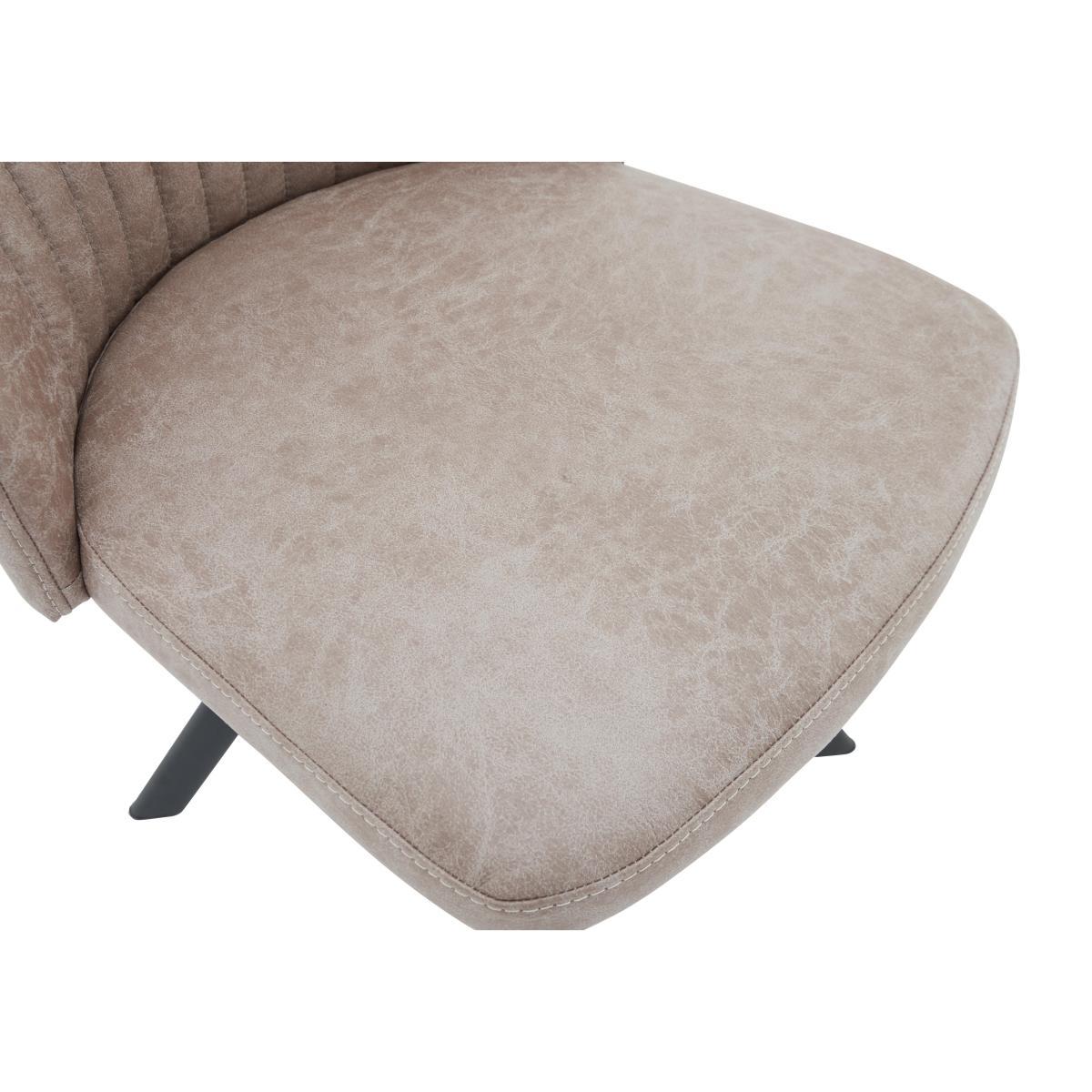 Aquila Pair of Swivel Dining Chairs - Grey – image 3