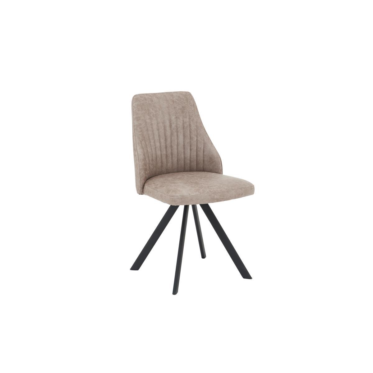 Aquila Pair of Swivel Dining Chairs - Grey – image 6