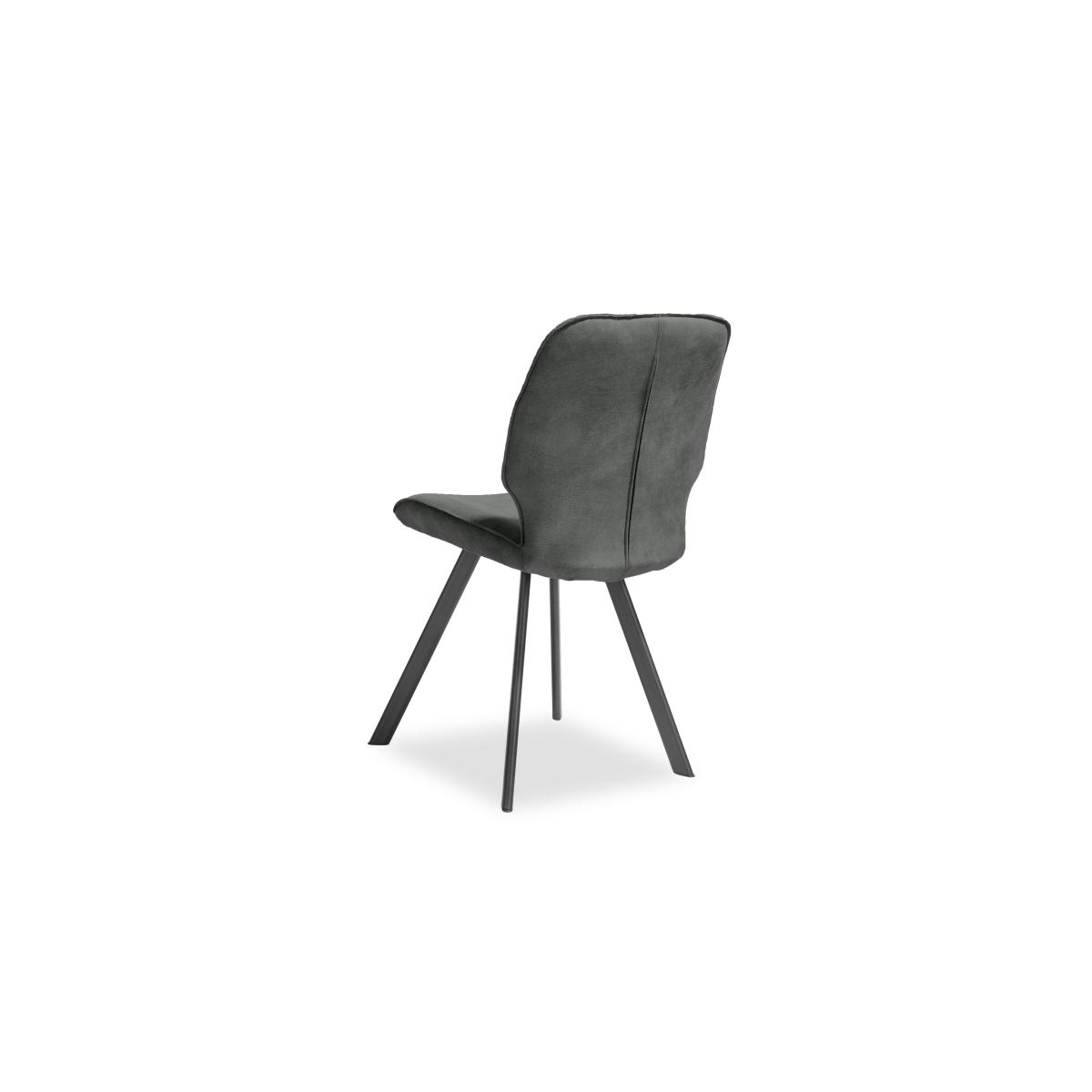 Habufa - Montreal Semmi Set of 4 Dining Chairs - Grey – image 5