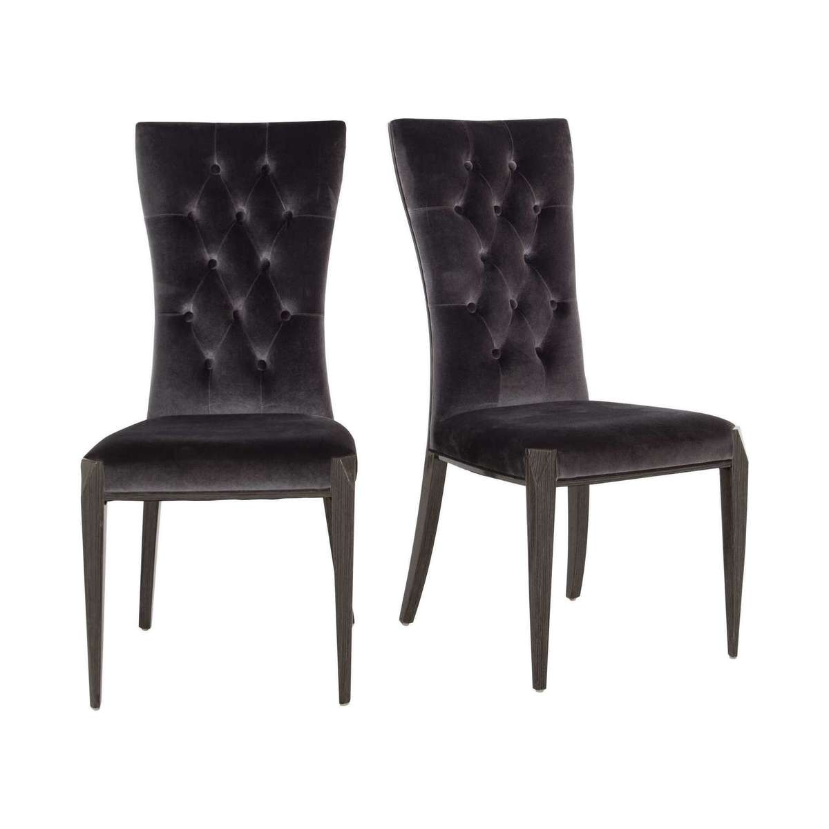 Allure Pair of Button Back Dining Chairs – image 2