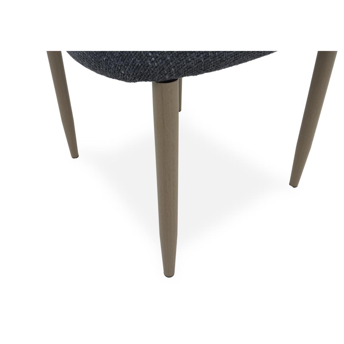 Aimar Set of 4 Open Back Dining Chairs - Dark Grey – image 4