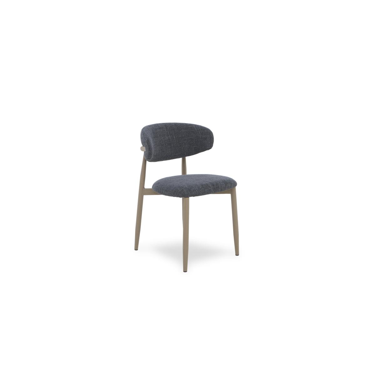 Aimar Set of 4 Open Back Dining Chairs - Dark Grey – image 6