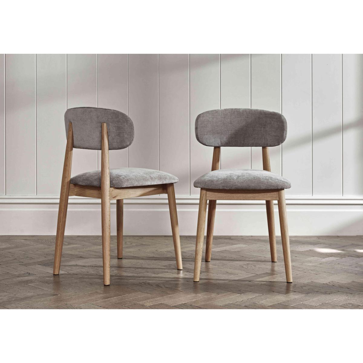 Stockholm Set of 4 Wooden Dining Chairs – image 2