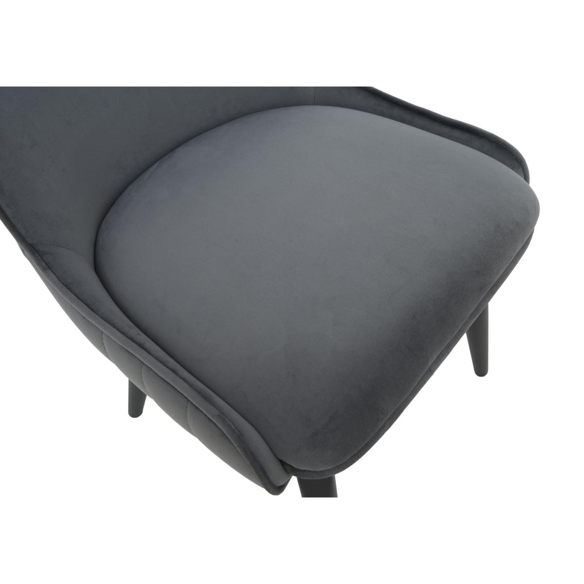 Noir Set of Six Dining Chairs - Grey – image 3
