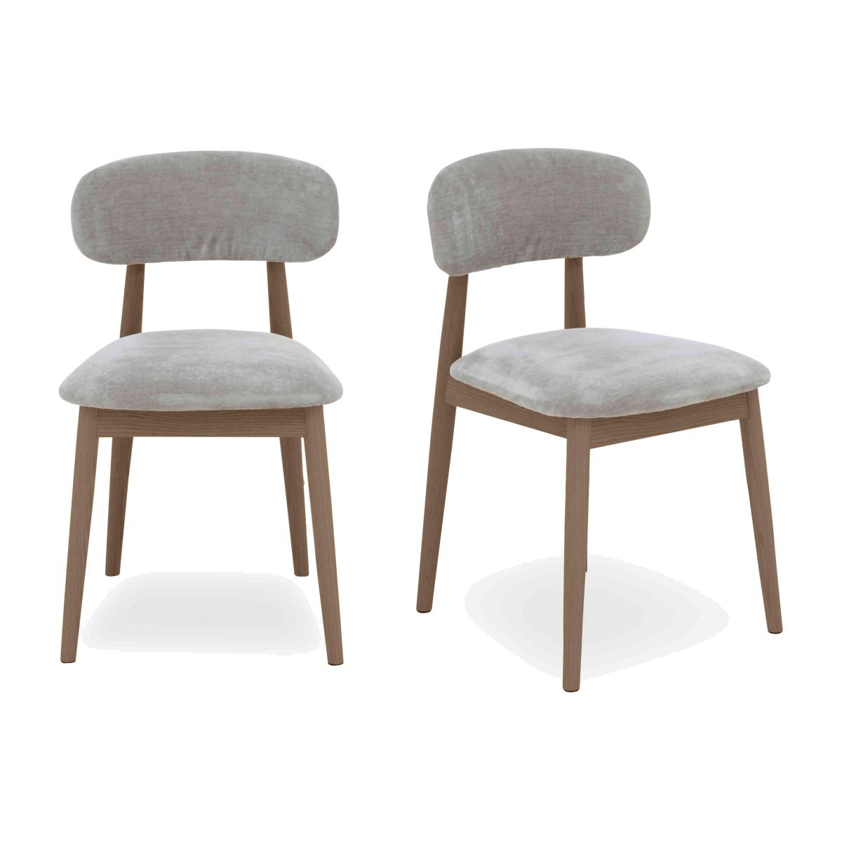 Stockholm Pair of Wooden Dining Chairs – image 1