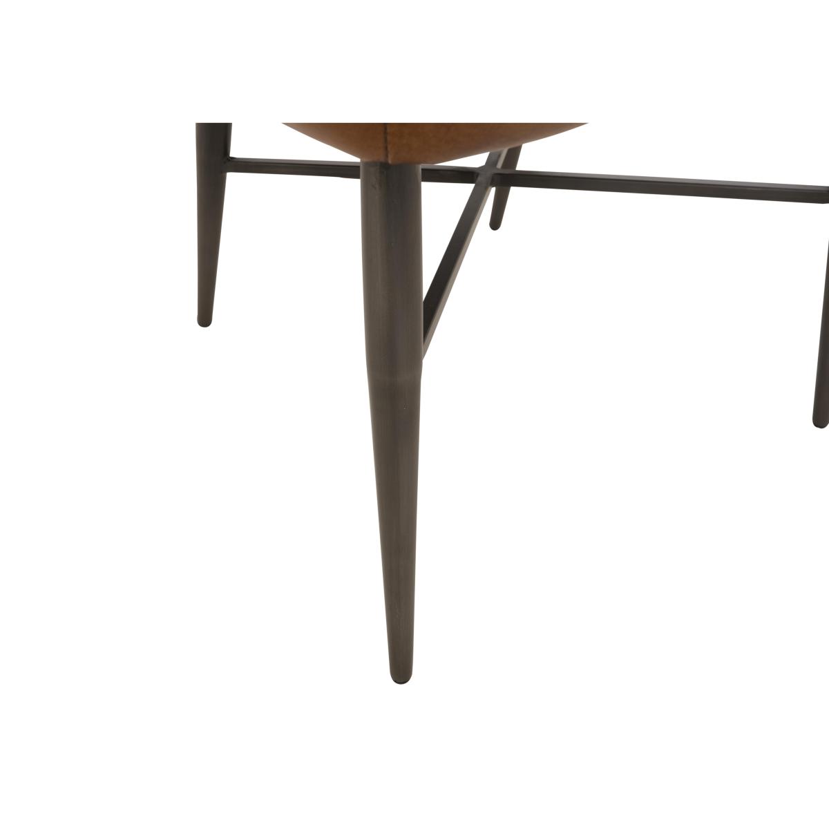 Val Leather Dining Chair - Grey – image 5