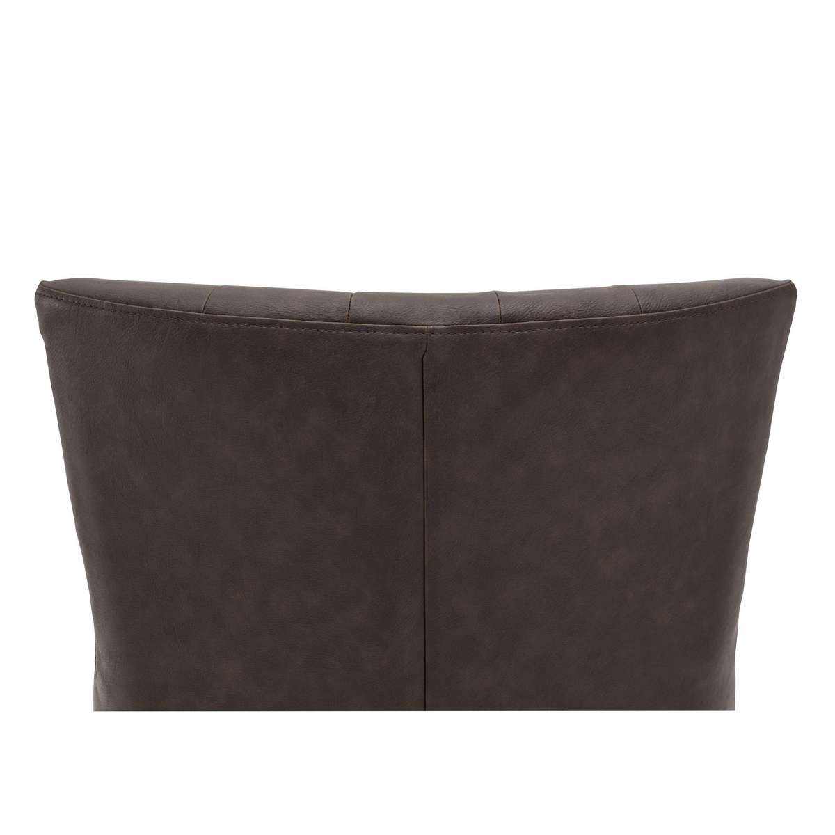 Dorset Pair of Faux Leather Dining Armchairs – image 7