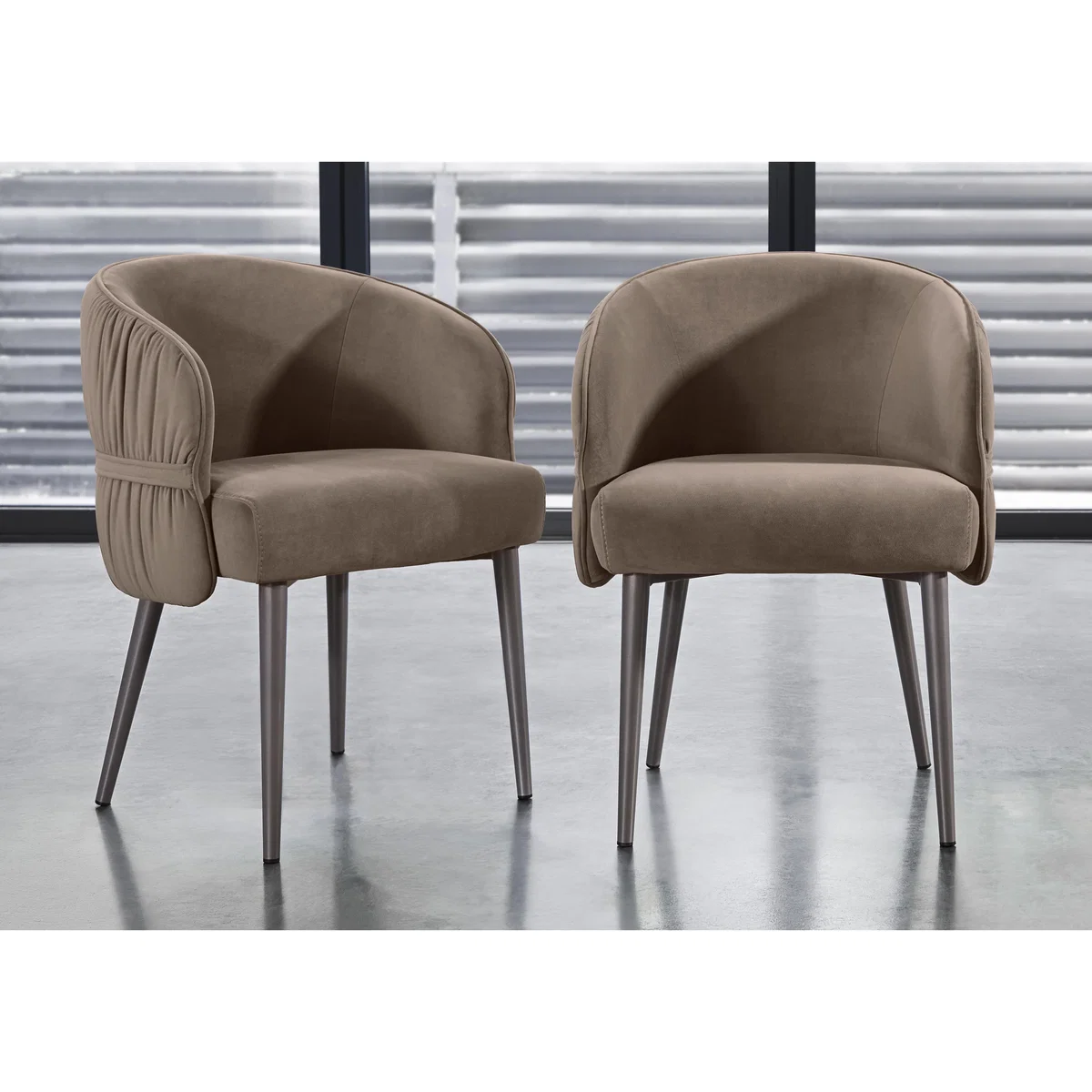 Vardy Set of 4 Fabric Dining Chairs - In Time for Christmas – image 2