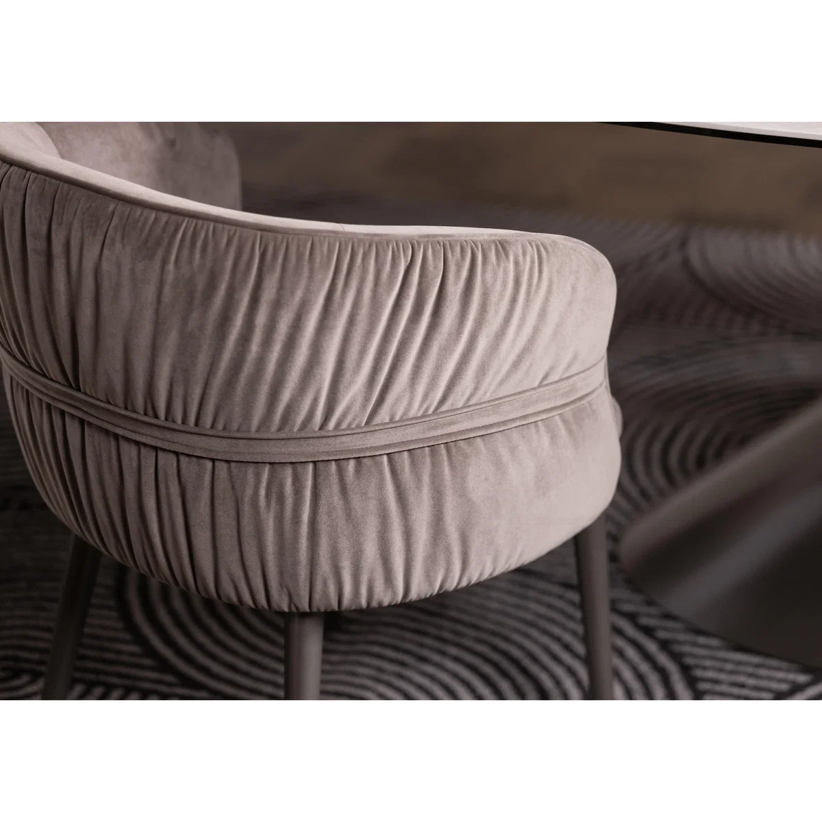 Vardy Set of 4 Fabric Dining Chairs - In Time for Christmas – image 4