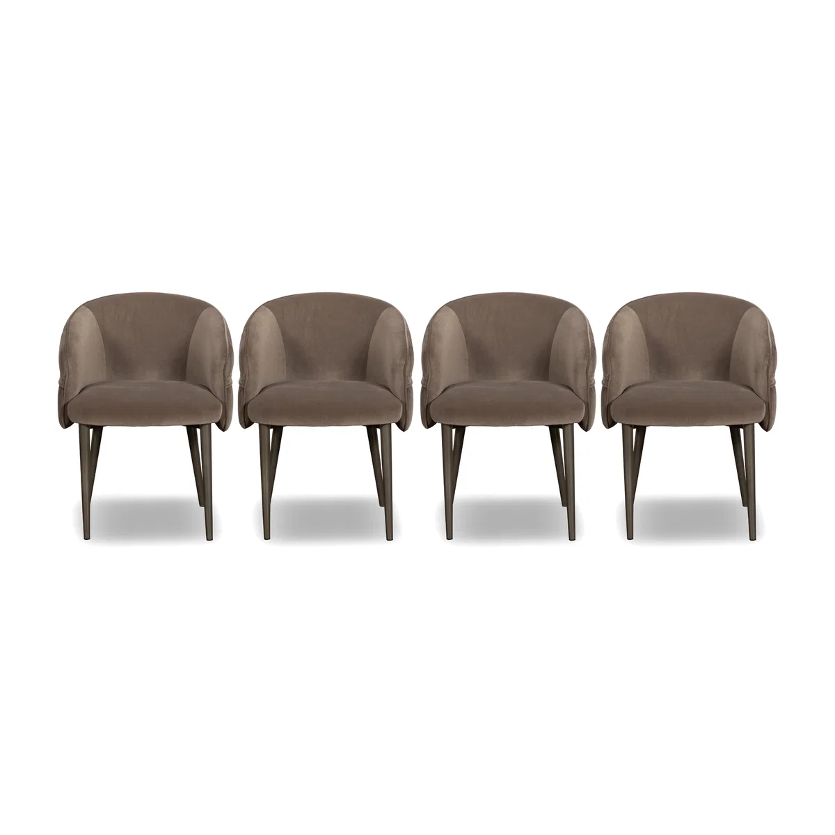 Vardy Set of 4 Fabric Dining Chairs - In Time for Christmas – image 1
