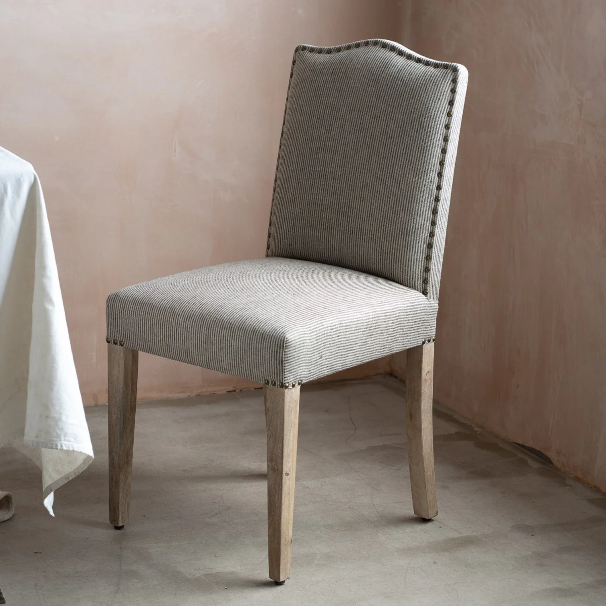 Graham and Green Alba Olive Velvet Dining Chair – image 3