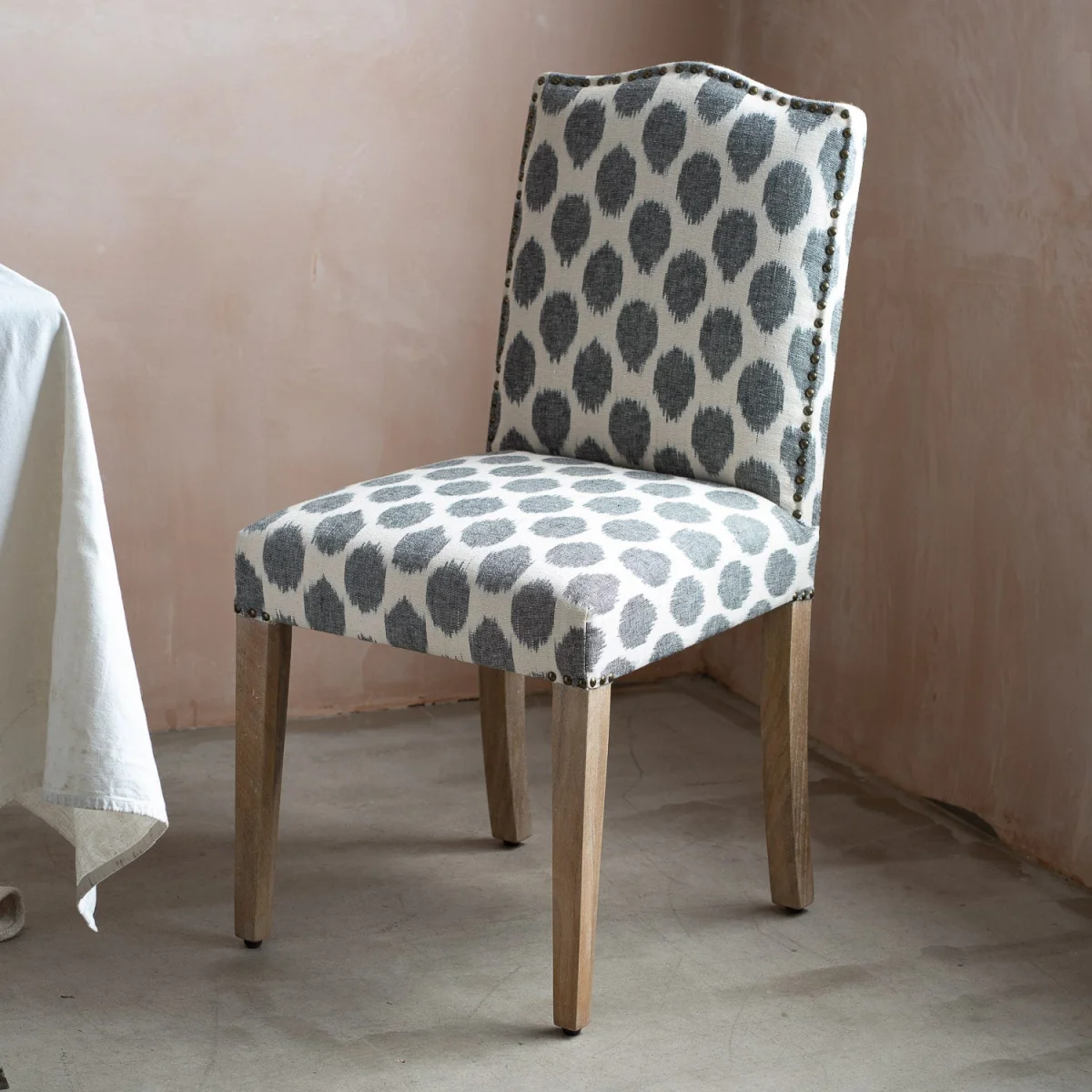 Graham and Green Alba Olive Velvet Dining Chair – image 5