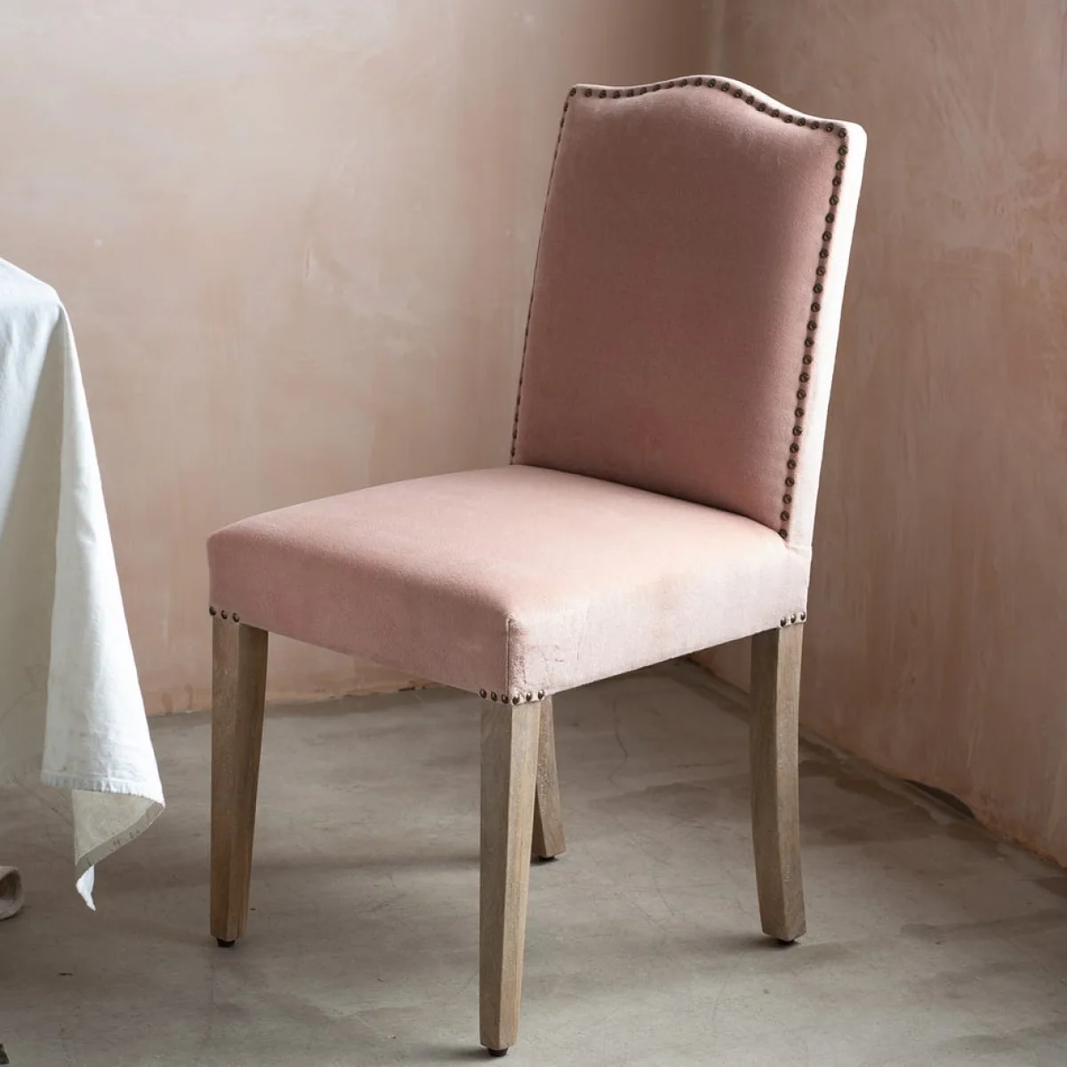 Graham and Green Alba Olive Velvet Dining Chair – image 7