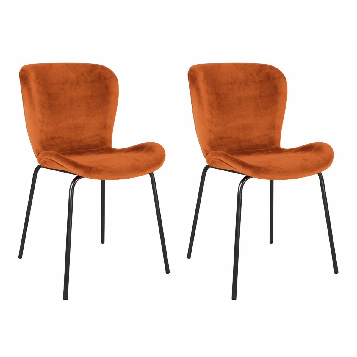 Habitat Etta Pair of Dining Chairs - Copper – image 2