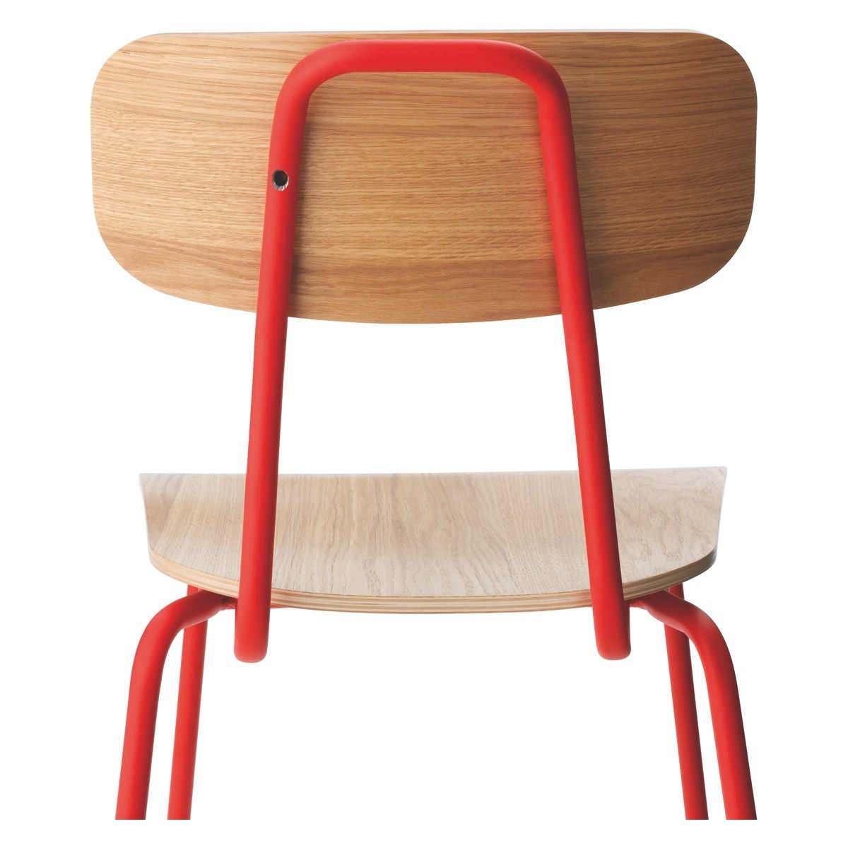 Habitat Hester Pair of Stackable Dining Chair - Red – image 5