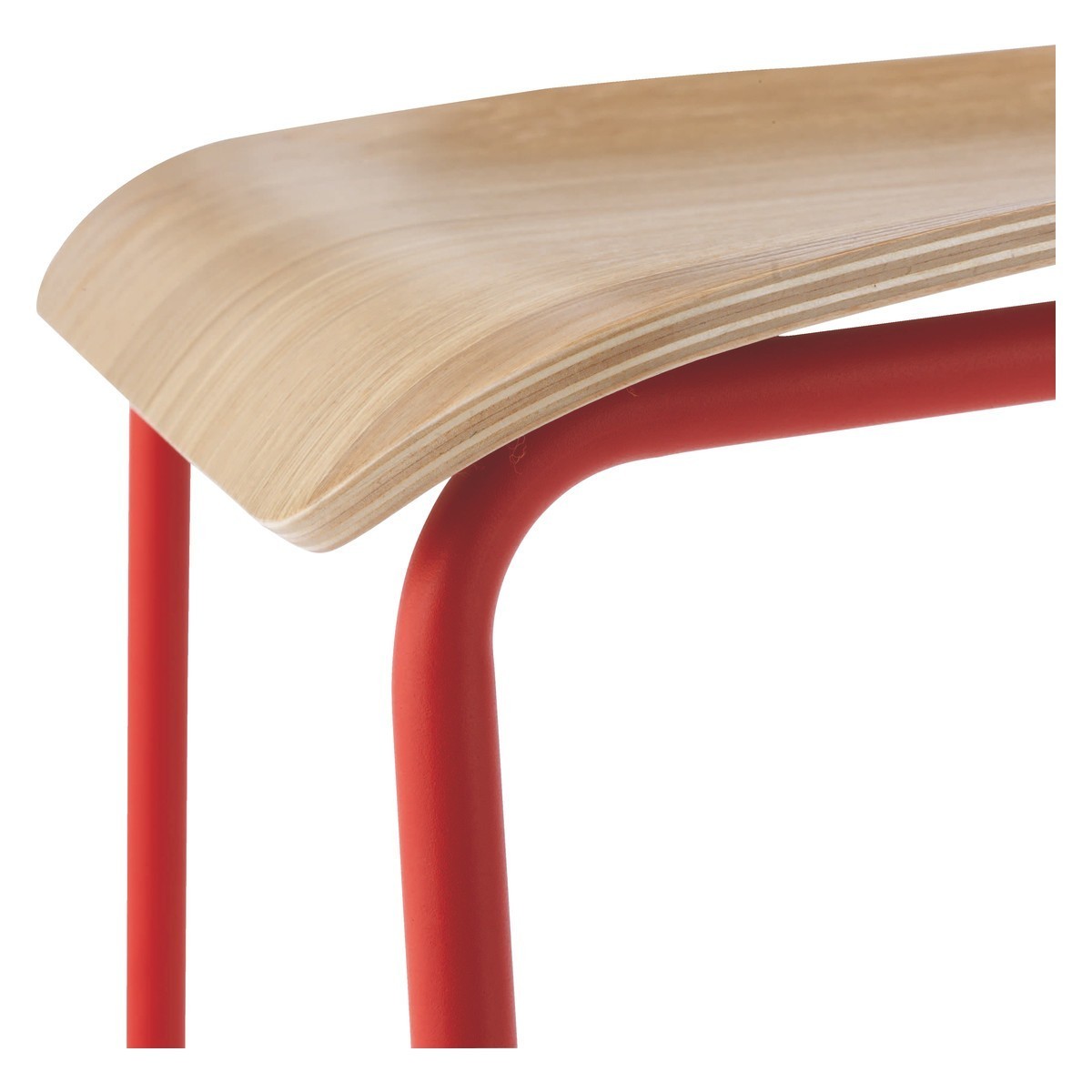 Habitat Hester Pair of Stackable Dining Chair - Red – image 6