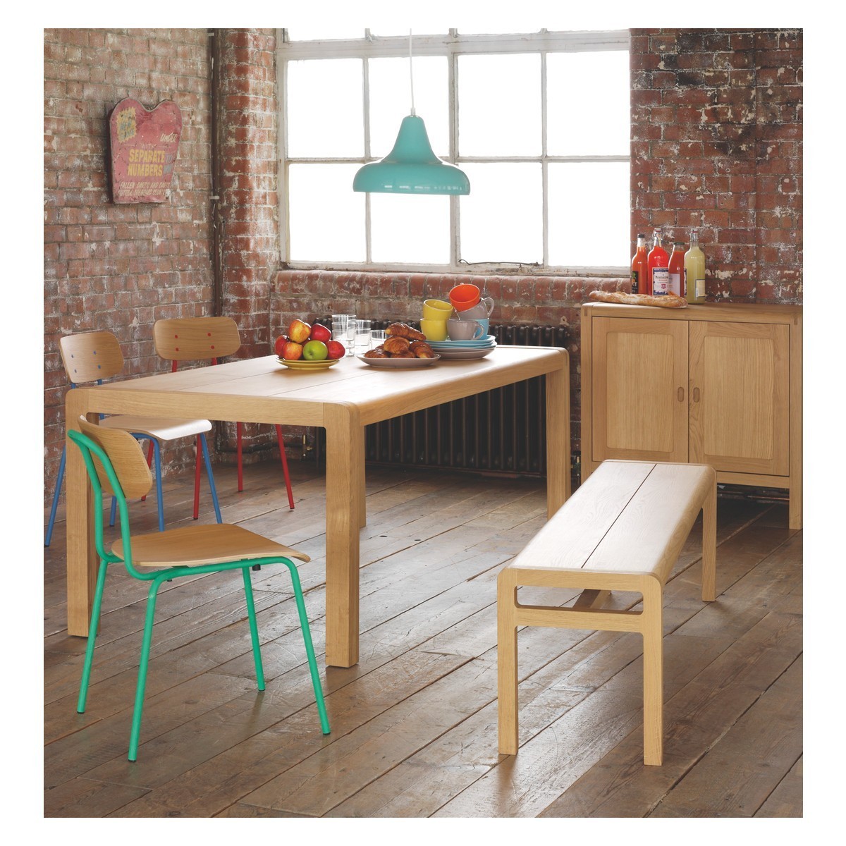Habitat Hester Pair of Stackable Dining Chair - Red – image 9