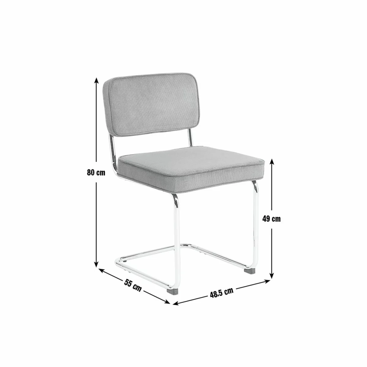 Habitat Enzu Metal Dining Chair - Red – image 11