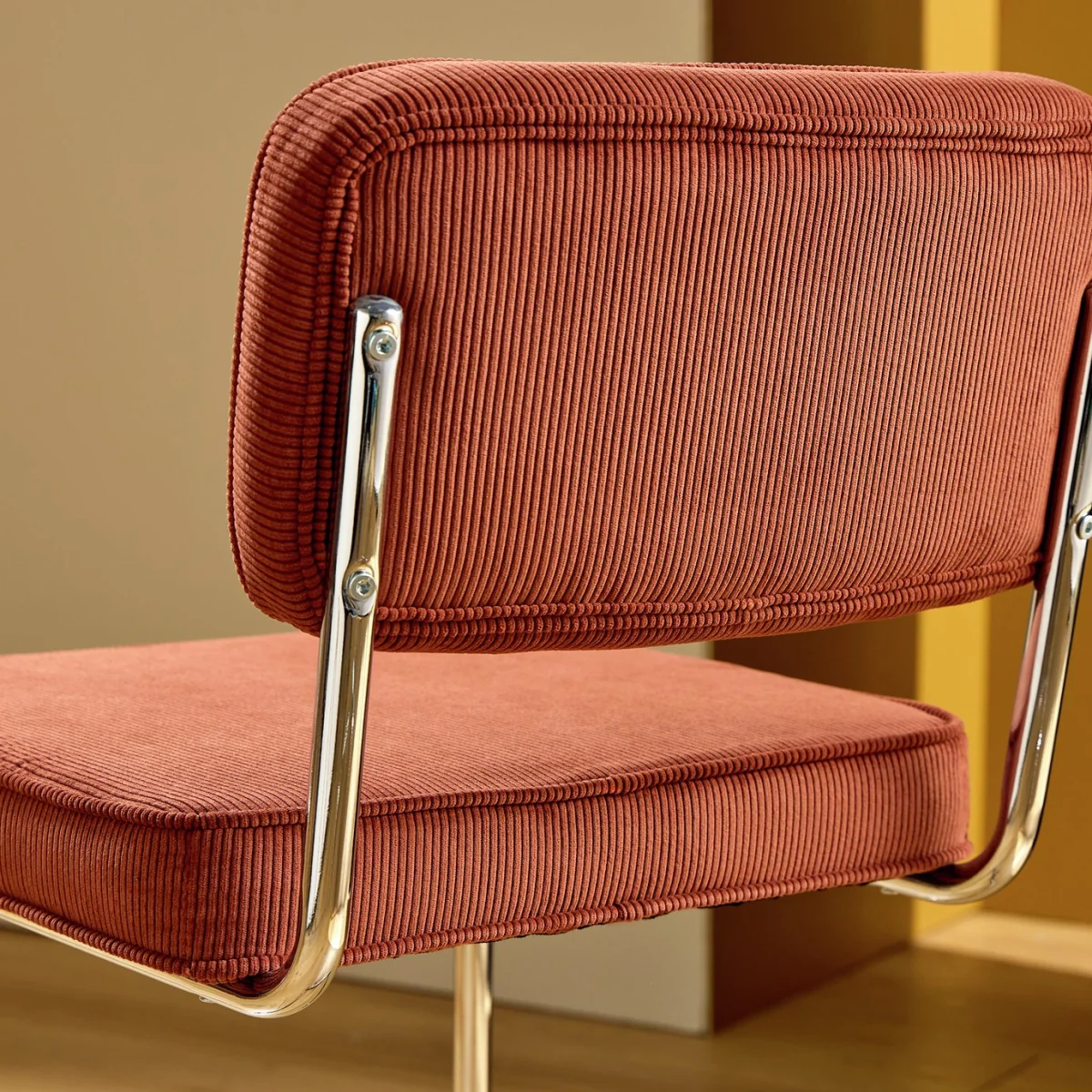Habitat Enzu Metal Dining Chair - Red – image 3