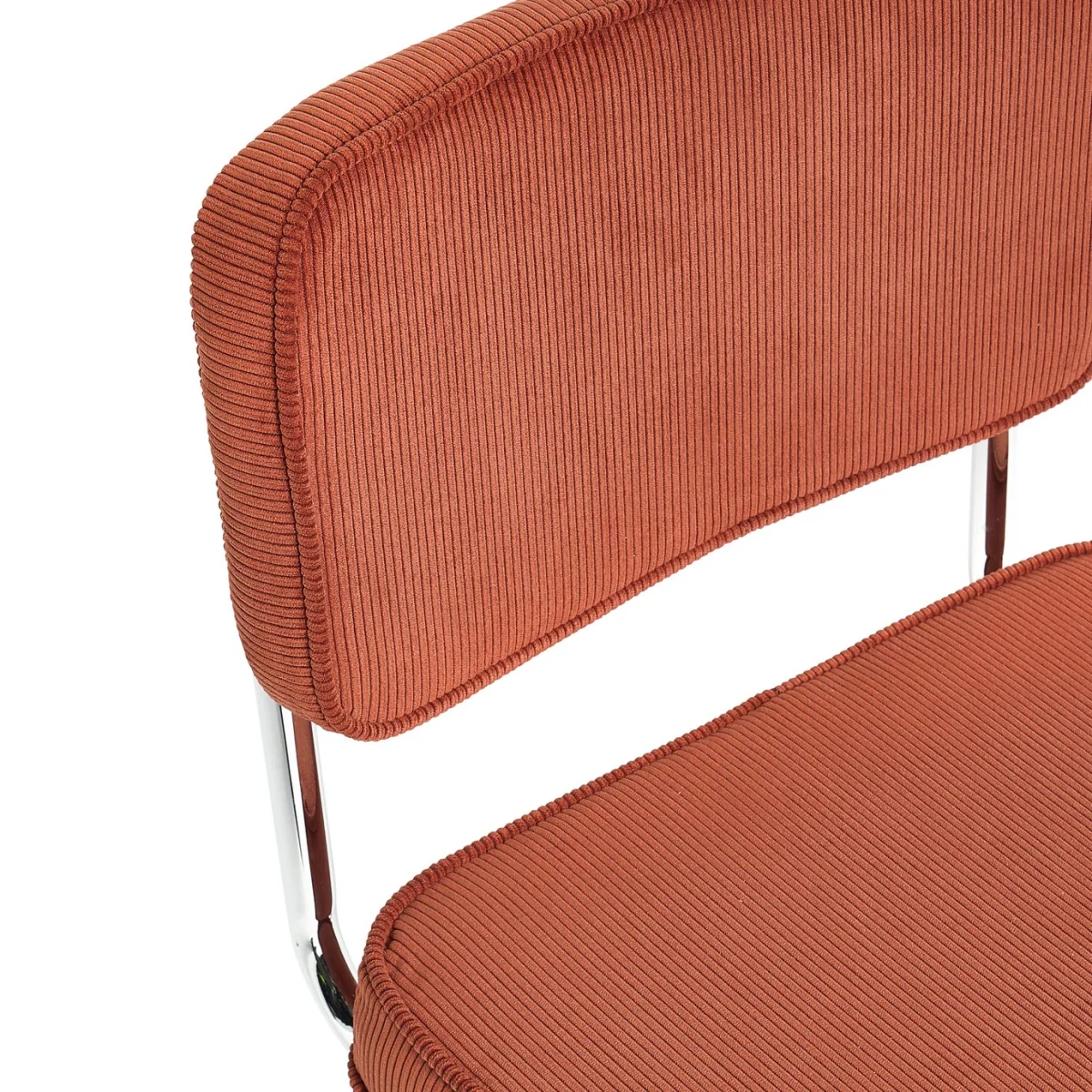 Habitat Enzu Metal Dining Chair - Red – image 8