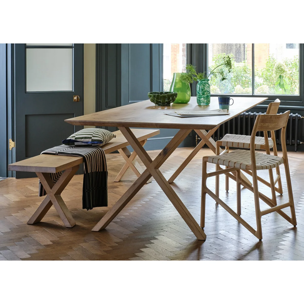 Heal's Fawn Dining Chair Oak & Black – image 2