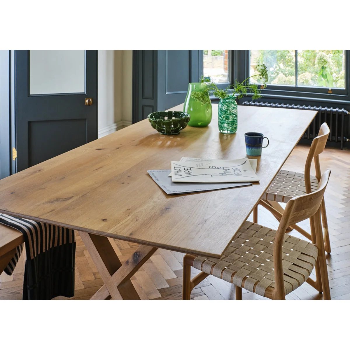 Heal's Fawn Dining Chair Oak & Black – image 14