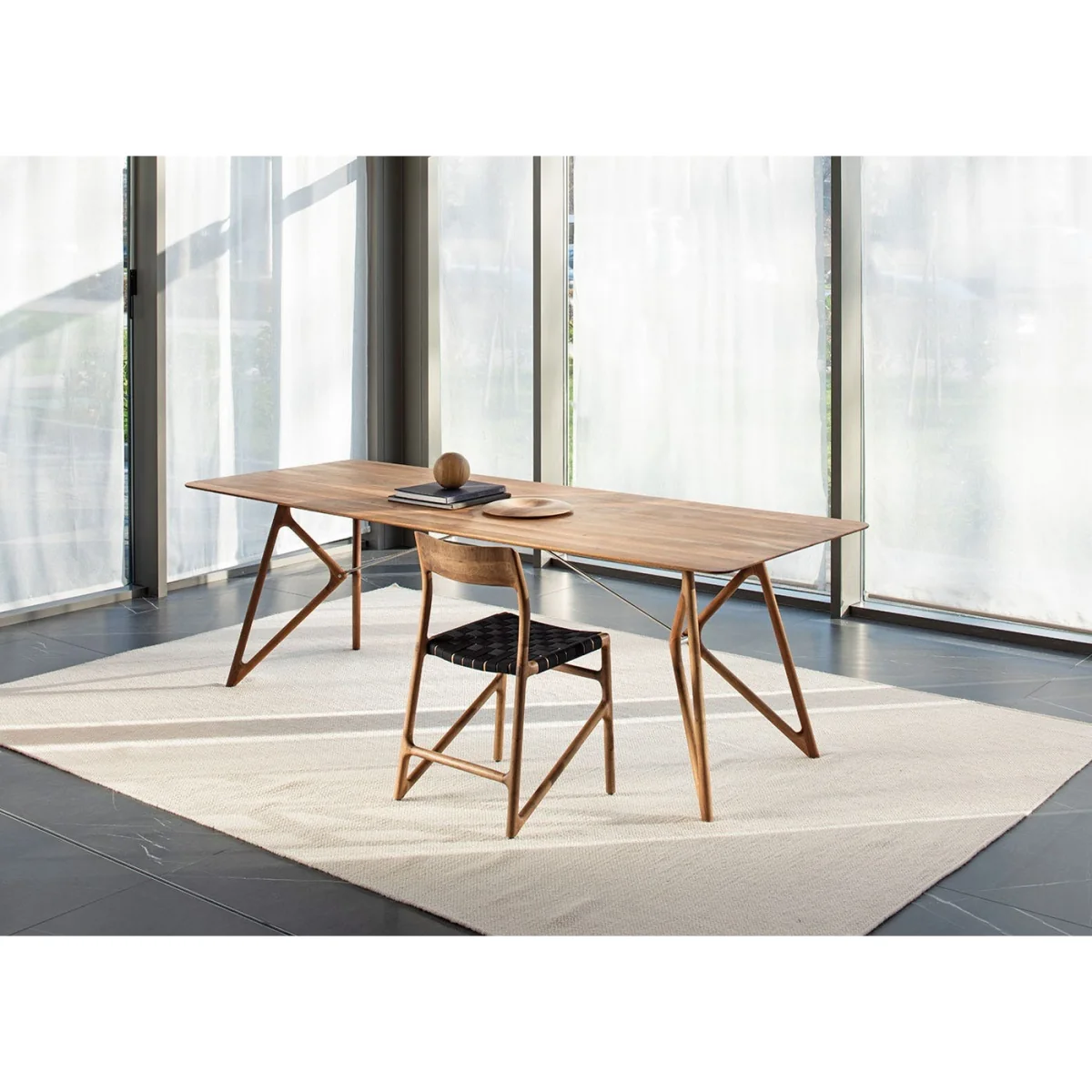 Heal's Fawn Dining Chair Oak & Black – image 16