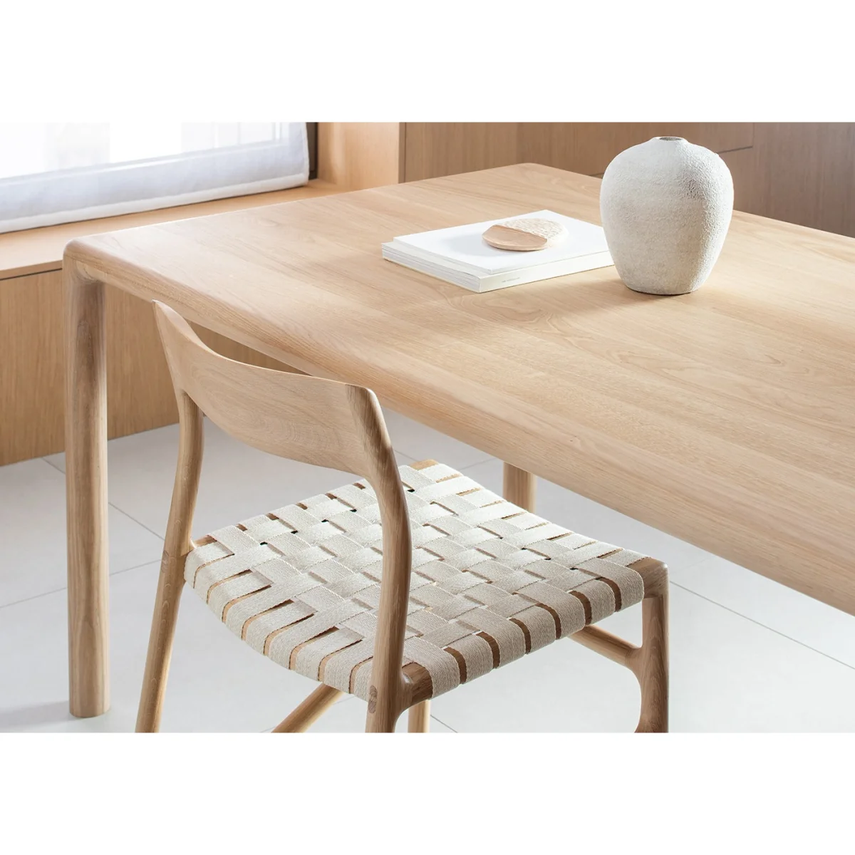 Heal's Fawn Dining Chair Oak & Black – image 19