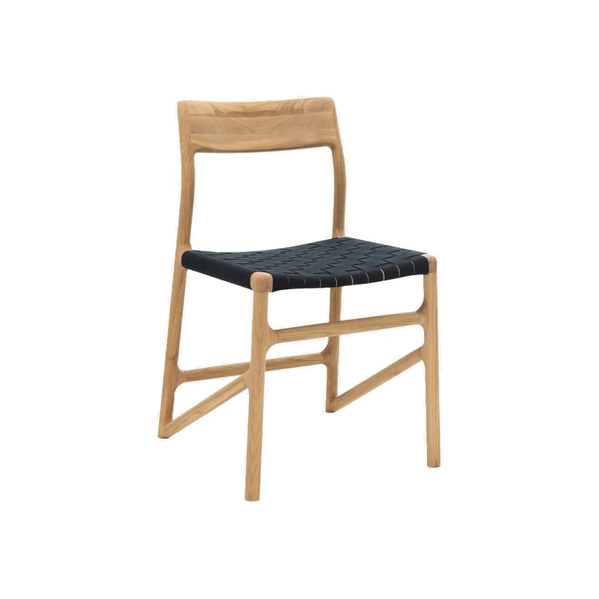 Heal's Fawn Dining Chair Oak & Black – image 1