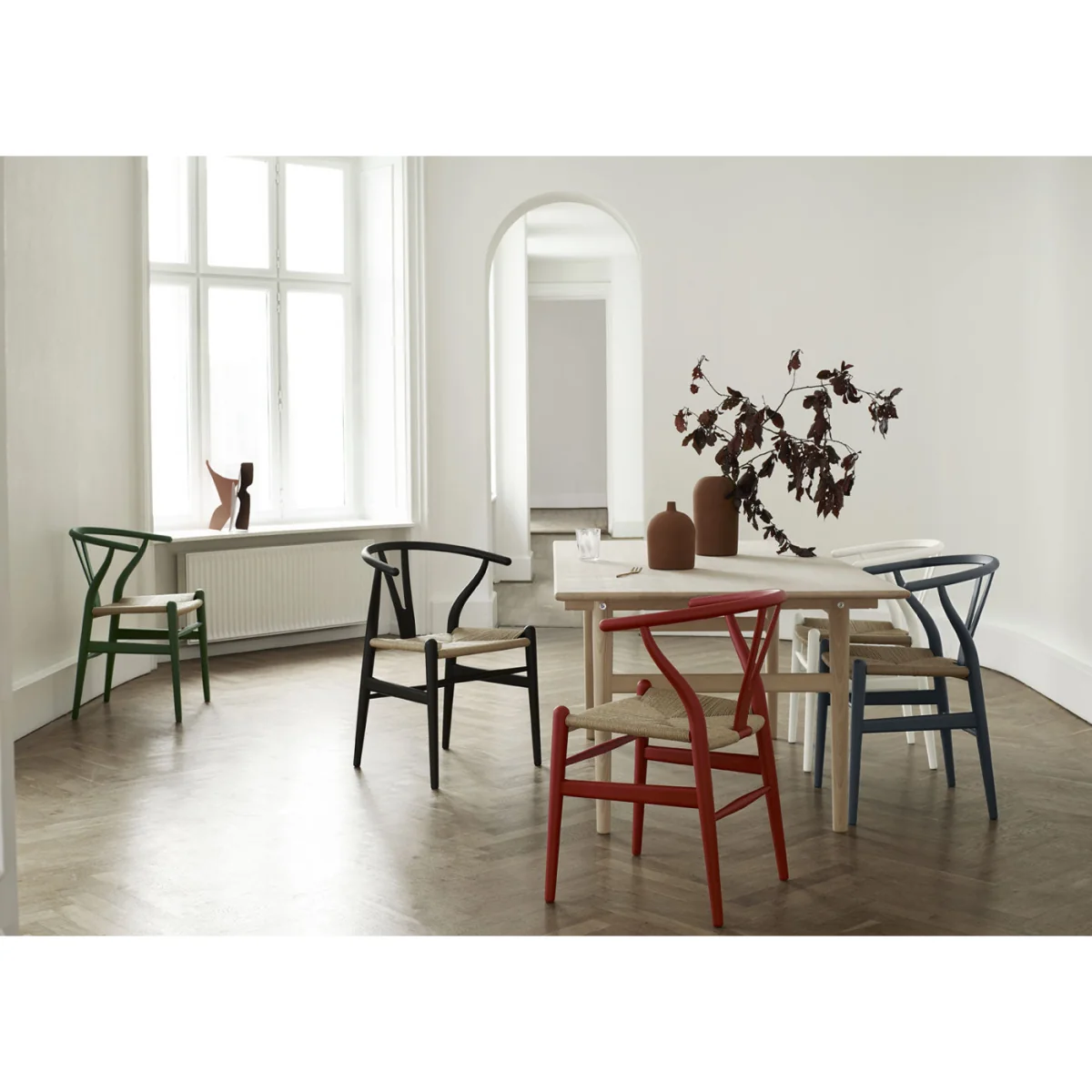 Heal's CH24 Wishbone Chair in Soft Colours – image 3