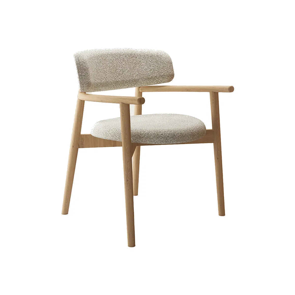 Heal's Cover Wood Upholstered Armchair – image 1