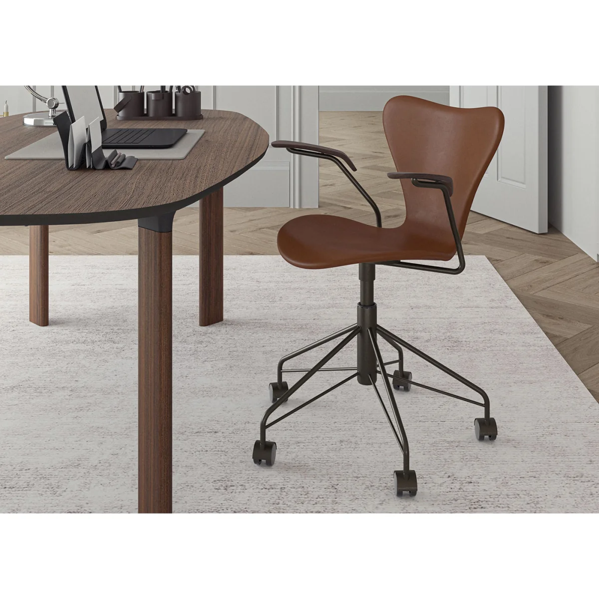 Heal's Series 7 Swivel Armchair – image 7