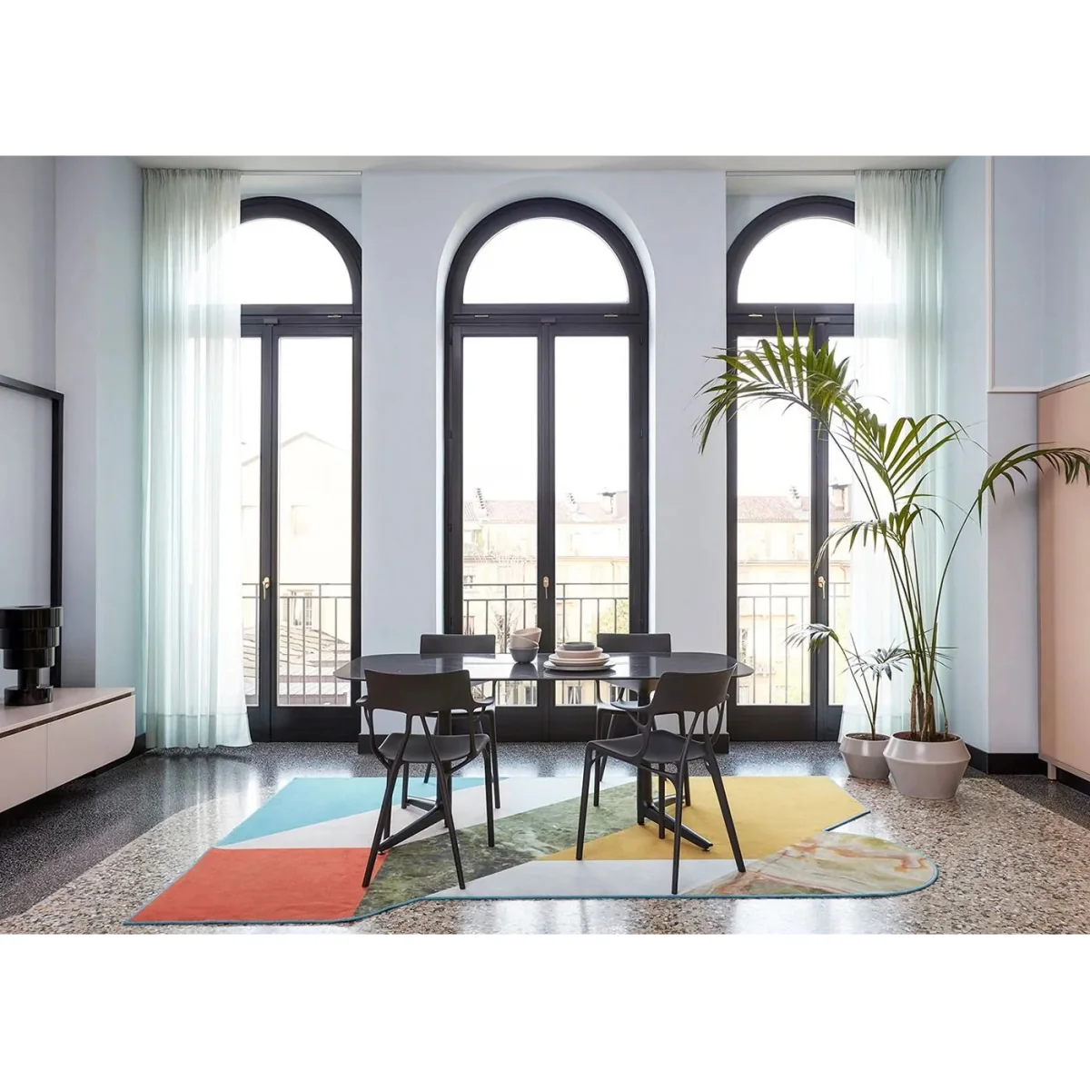 Kartell A.I. Lite Chair Moka Set of 2 – image 3