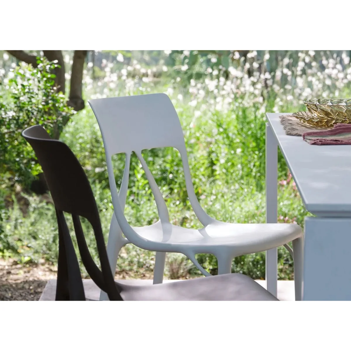 Kartell A.I. Lite Chair Moka Set of 2 – image 4