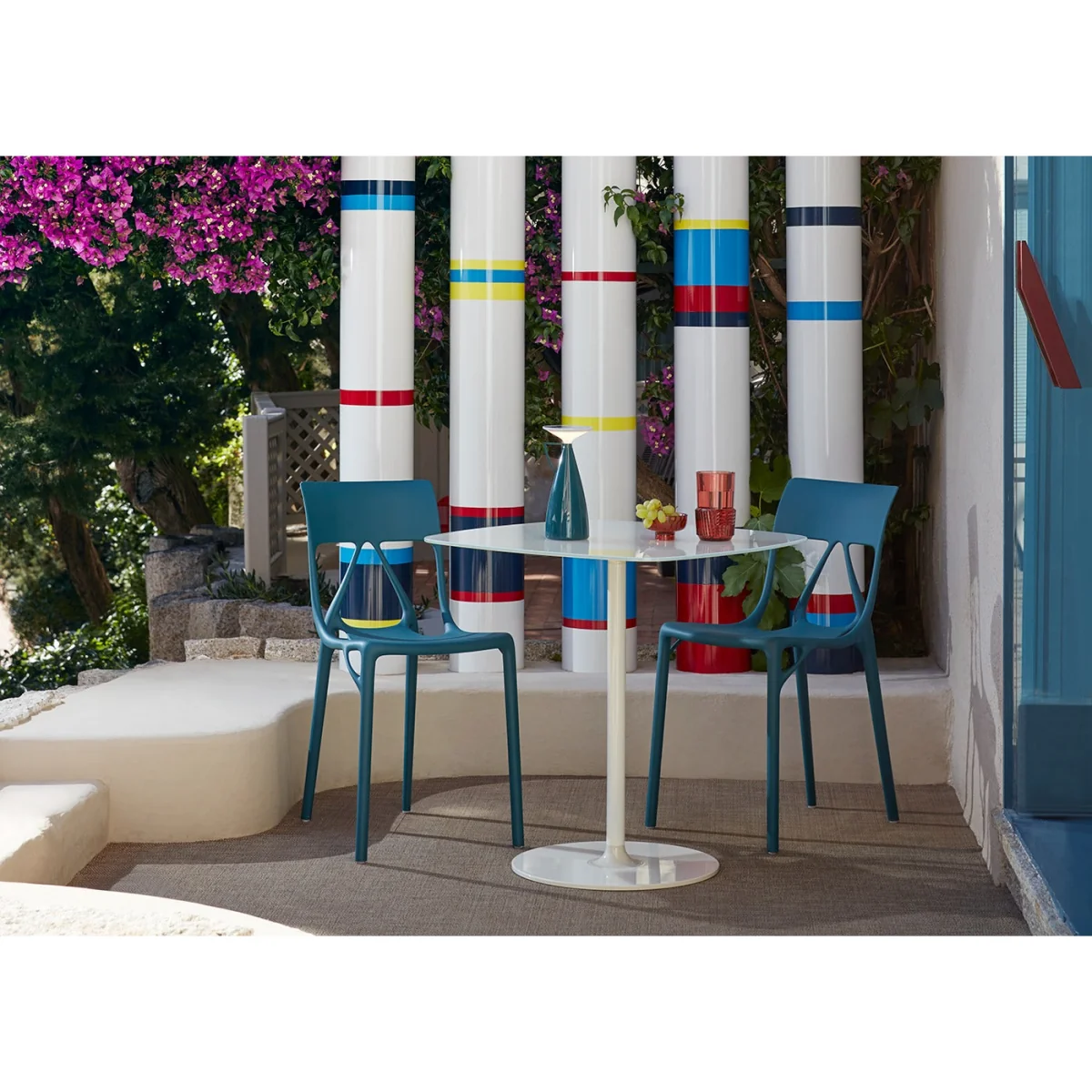 Kartell A.I. Lite Chair Moka Set of 2 – image 7