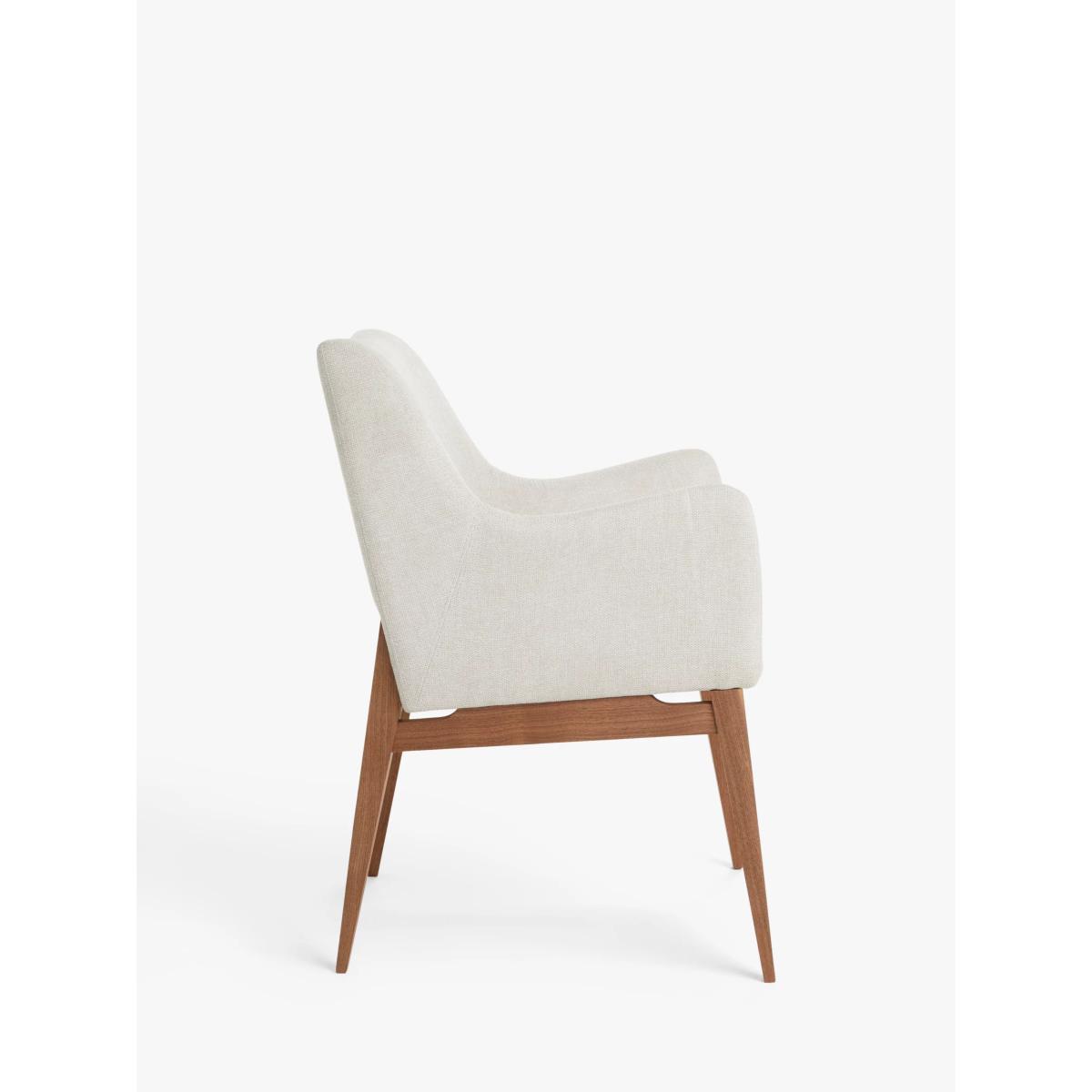 John Lewis Cara Dining Armchair, Natural/American Black Walnut – image 2