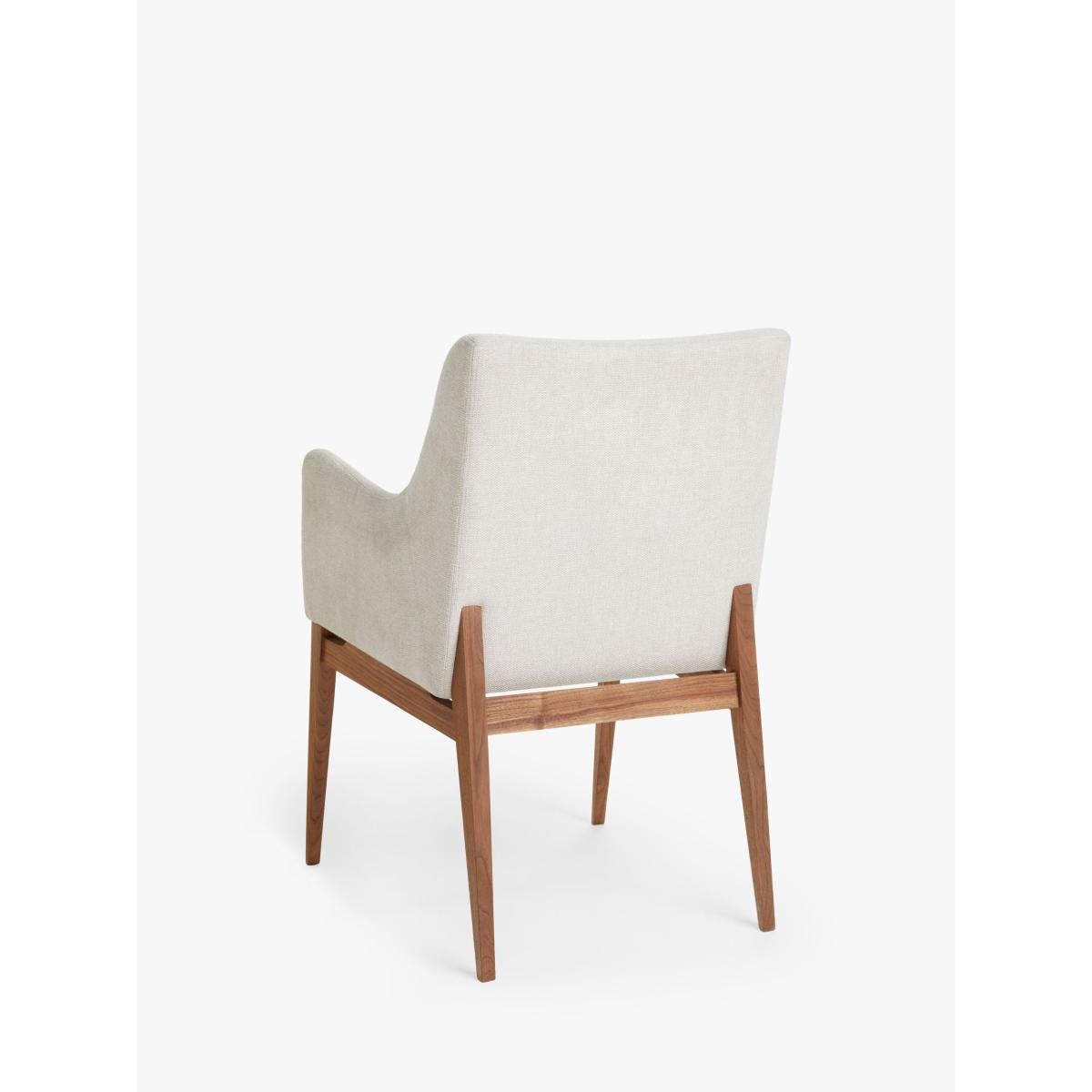 John Lewis Cara Dining Armchair, Natural/American Black Walnut – image 4