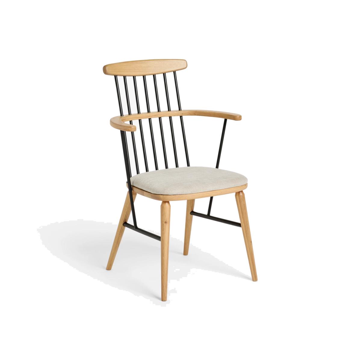 John Lewis Strand High Back Arm Chair, Oak – image 1